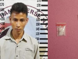 Edarkan Narkotika di Kampung Pasiran Jaya, Pemuda Asal Tanah Merah Ditangkap Polisi