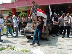 Gelar Aksi, Massa APPP Lambar Sampaikan Tuntutan di Depan Kantor Bupati