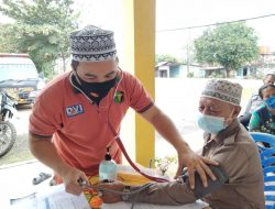 Vaksinasi Massal Hari Pertama, Polres Tulang Bawang Layani Puluhan Warga