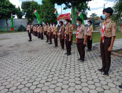 Letkol Kav Joko Sunarto Memimpin Upacara Pembukaan Perjusami Pramuka Saka Wira Kartika Kodim 0426