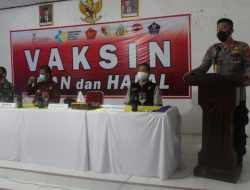 Sukseskan 1 Juta Vaksinasi di Hut Bhayangkara ke 75, Polres Tubaba Gelar Vaksinasi Massal Serentak