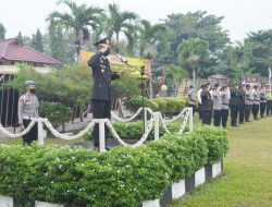 Momen Hari Bhayangkara Ke-75, Puluhan Personel Polres Tulang Bawang Mendapat Kenaikan Pangkat