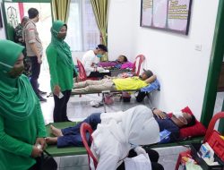 Koramil 426 Banjar Agung Menggelar Donor Darah Dengan FIF Group