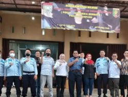 Karutan Menggala dan Jajaran Kunjungi Markas DPW PEKAT-IB Lampung