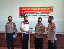 Kapolres Tulang Bawang Barat Launching Buku Tracer