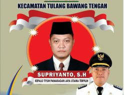 Kepala Tiyuh Terpilih Supriyanto, Siap Menjadikan Tiyuh Panaragan Jaya Utama Yang Aman Adil dan Relegius.