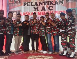 KaMaDa LMP Propvinsi Lampung Budi Indrarto Lantik MAC Merbau Mataram