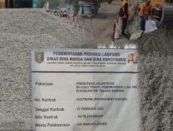 Proyek Provinsi Lampung, Ruas Jalan Penumangan Langgar Aturan