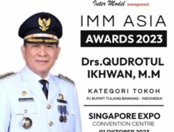 Pj Bupati Tulang Bawang Sabet The Best Leader Public Service di IMM Asia Awards 2023